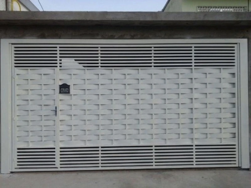 portão articulado ferro galvanizado