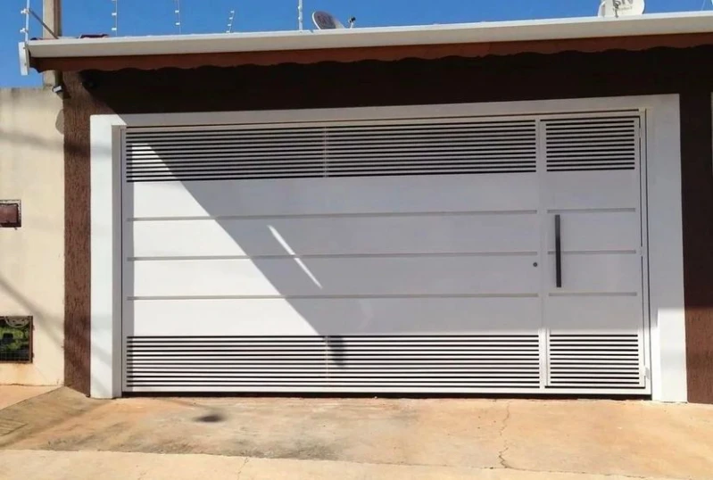 portão basculante automático de garagem