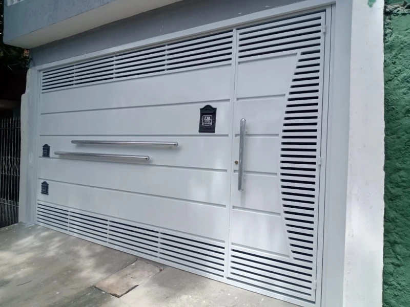 portão de garagem basculante automático